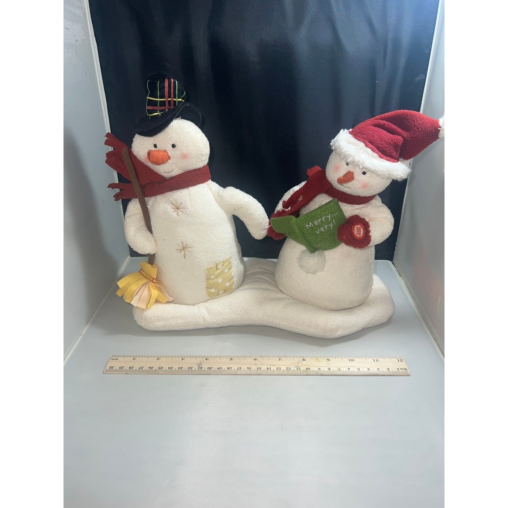 Hallmark Jingle Pals '03 Caroling Snowmen Musical Animated Christmas Plush Decor - Picture 4 of 10
